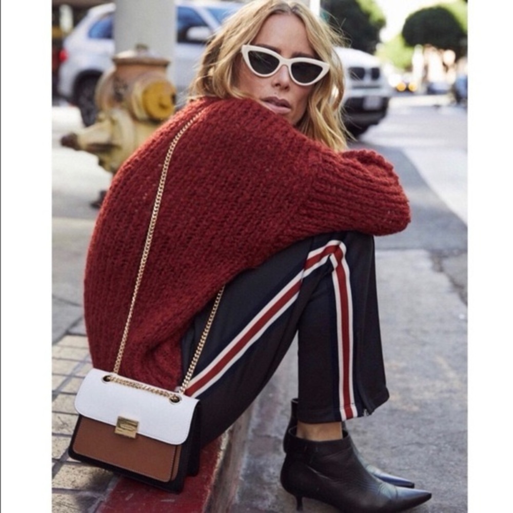 Anine Bing Greyson Sweater in Rust
